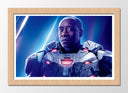Cuadro enmarcado natural marvel, iron patriot, iron man, superheroe