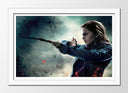 Cuadro enmarcado blanco harry potter, hermione