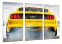 Tríptico Ford GT, amarillo