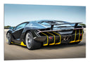 Cuadro lamborghini Centenario LP-770,negro con toques amarillos