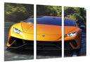 Tríptico Lamborghini Huracan LP 640 Performante,naranja