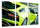 Tríptico lamborghini aventador, color verde