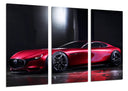Tríptico Mazda RX-Vision color rojo