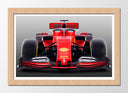 Cuadro enmarcado natural Ferrari SF90, Formula 1