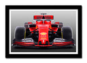 Cuadro enmarcado negro Ferrari SF90, Formula 1
