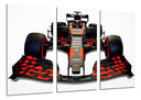 Tríptico Red bull RB15,coche formula 1,negro y rojo