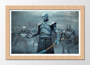 Cuadro enmarcado natural Juego de Tronos, Rey de la noche, Hbo, George R. R. Martin