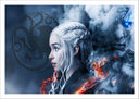 Lámina Juego de Tronos, Daenerys Targaryen, Khaleesi, Hbo, George R. R. Martin