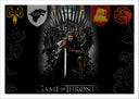 Lámina Juego de Tronos, Casa Stak, Trono de Hierro, Siete Reinos, Hbo, George R. R. Martin