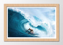Cuadro enmarcado natural Surf