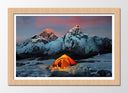 Cuadro enmarcado natural Montaña, Everest, Himalaya, Escalada, Campo base, Noche,naturaleza