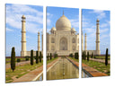Tríptico Taj Mahal, Índia, Palacio, 7 maravillas del mundo
