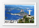 Cuadro enmarcado blanco Cristo Redentor, Río de Janeiro, Jesús de Nazaret, 7 maravillas del mundo
