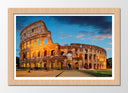Cuadro enmarcado natural Coliseo Romano, Roma, Italia, 7 maravillas del mundo