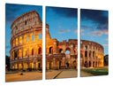 Tríptico Coliseo Romano, Roma, Italia, 7 maravillas del mundo