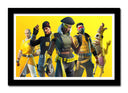 Cuadro enmarcado negro Videojuego Fortnite, Epic Games, 2017