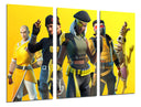 Tríptico Videojuego Fortnite, Epic Games, 2017