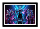 Cuadro enmarcado negro Videojuego Fortnite, Epic Games, Negro