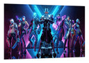 Cuadro Videojuego Fortnite, Epic Games, Negro
