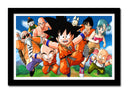Cuadro enmarcado negro Videojuego Aniversario Dragon Ball, Akira Toriyama, Japón