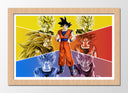 Cuadro enmarcado natural Anime Dragon Ball, Son Goku,