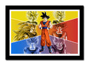 Cuadro enmarcado negro Anime Dragon Ball, Son Goku,