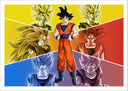 Lámina Anime Dragon Ball, Son Goku,