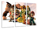 Tríptico Videojuego Nintendo, Súper Smash Bros, Mario Bros