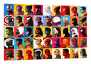 Cuadro Marvel, Stan Lee, Súper Héroes, Collage caras