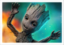 Lámina marvel, guardianes de la galaxia, groot
