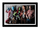 Cuadro enmarcado negro marvel, los guardianes de la galaxia