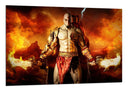 Cuadro Videojuego God of War, Héroes, Kratos, Fuego