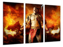 Tríptico Videojuego God of War, Héroes, Kratos, Fuego