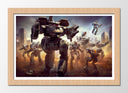 Cuadro enmarcado natural Videojuego BattleTech, Transformed