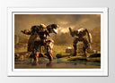 Cuadro enmarcado blanco Videojuego BattleTech, Transformed