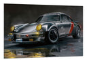 Cuadro Videojuego Cyber Punk 2077, Porche 911, Coche