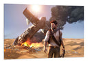 Cuadro Videojuego Uncharted 4, Avión estrellado, Nate