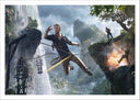 Lámina Videojuego Uncharted 4, Paisaje, Sam, Nate