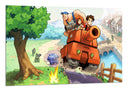 Cuadro Videojuego Advance Wars, Nintendo, Batalla, Tanque