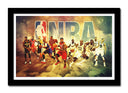 Cuadro enmarcado negro Baloncesto, NBA