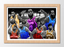 Cuadro enmarcado natural Baloncesto, NBA