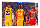 Cuadro Baloncesto NBA, Michael Jordan, Lebron James, Kobe Bryant