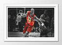 Cuadro enmarcado blanco Balonesto, NBA, West, Kobe Bryant