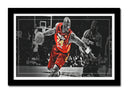 Cuadro enmarcado negro Balonesto, NBA, West, Kobe Bryant