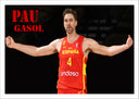 Lámina Baloncesto, Pau Gasol, España