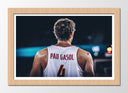 Cuadro enmarcado natural Baloncesto, España, Pau Gasol