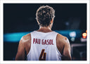 Lámina Baloncesto, España, Pau Gasol
