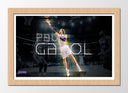 Cuadro enmarcado natural Balonceto, España, Pau Gasol, Lakers, NBA