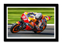 Cuadro enmarcado negro Moto GP, 93, Repsol, Marc Marquez