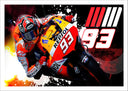 Lámina Motor, Moto GP 93, Wallpaper, Marck Marquez